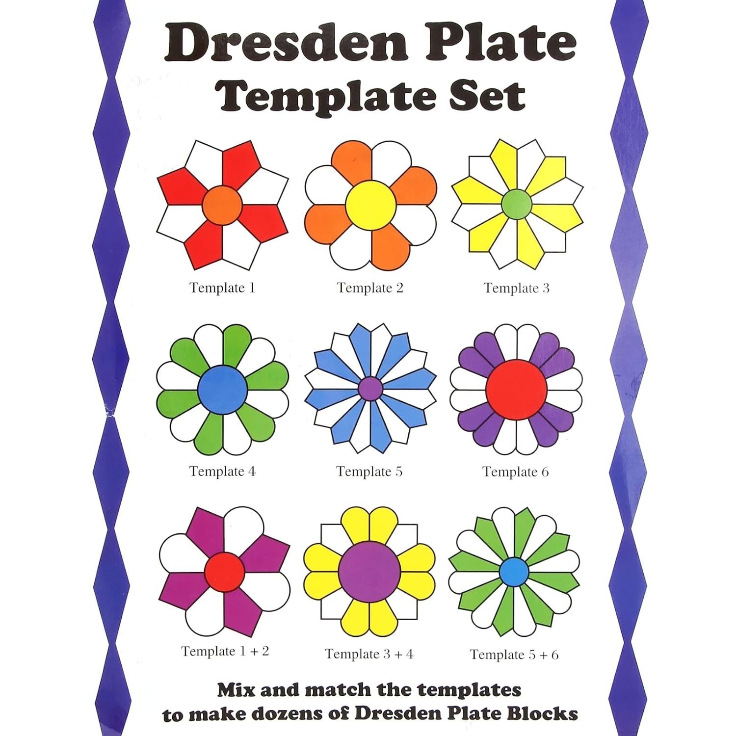 Acrylic Quilting Template Ruler, Design Plate, Patchwork Templates for Sewing...