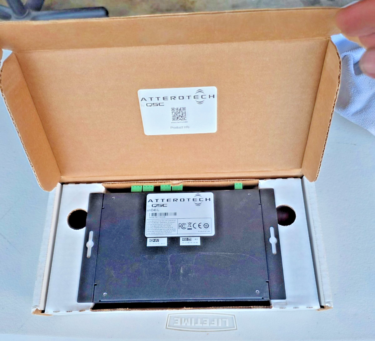 Attero Tech 4 Input Dante Interface with Logic I/O unD41-L