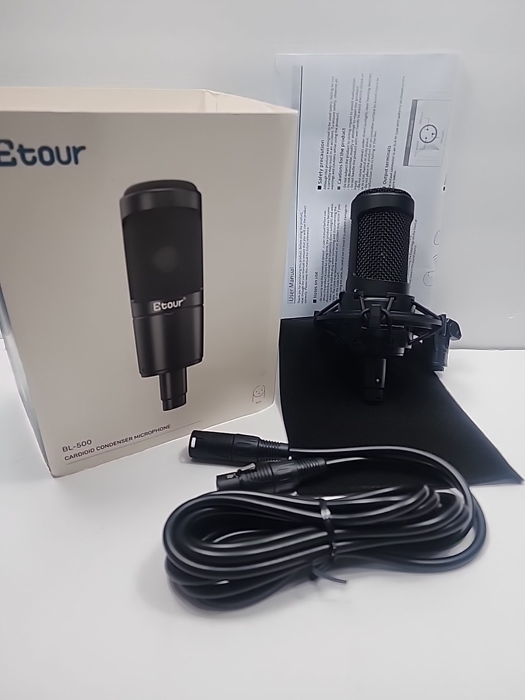 Etour BL-500 Cardioid Condenser Microphone