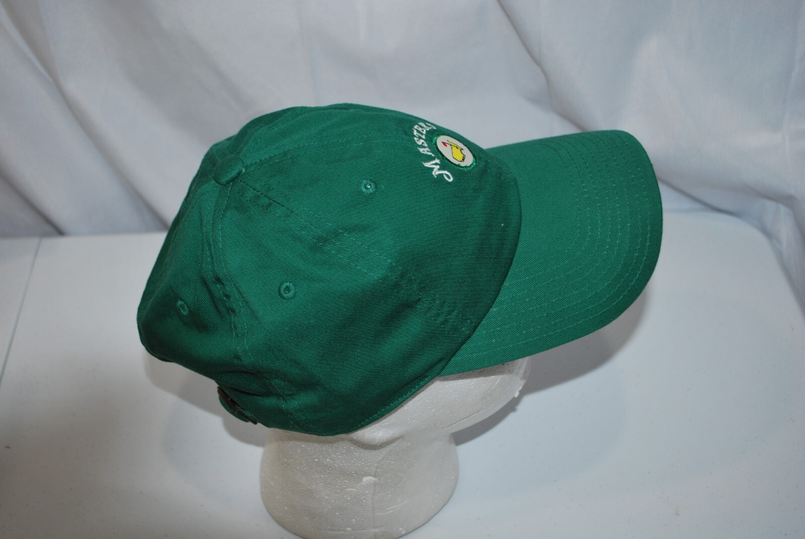 Vintage American Needle Masters Hat Cap Green One Size Adjustable Hat Cap.