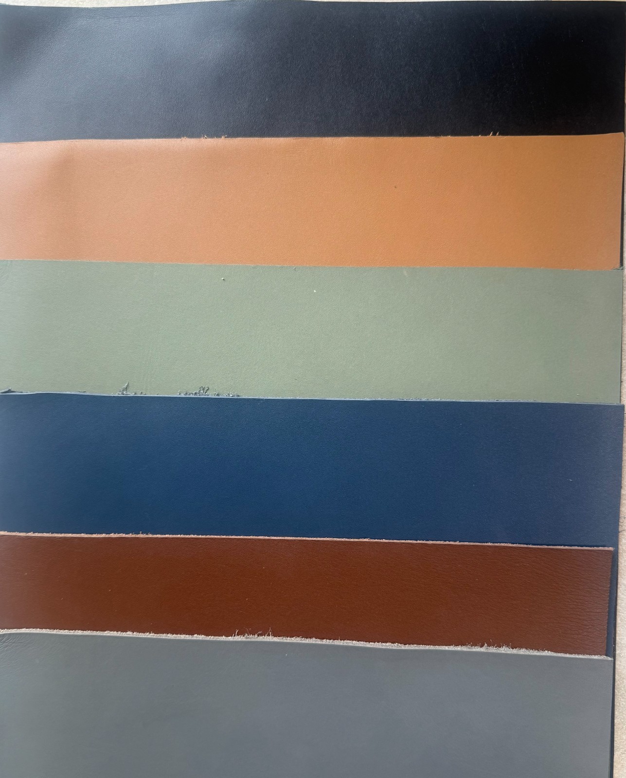 Full Grain Real Cowhide Leather Pre-Cut Sheets – Multiple Sizes, Colors