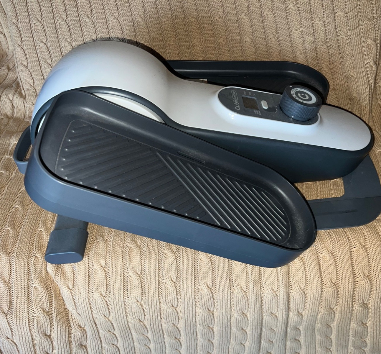 Cubii Groove Seated Elliptical Trainer LCD Display, Bike Pedal Exerciser