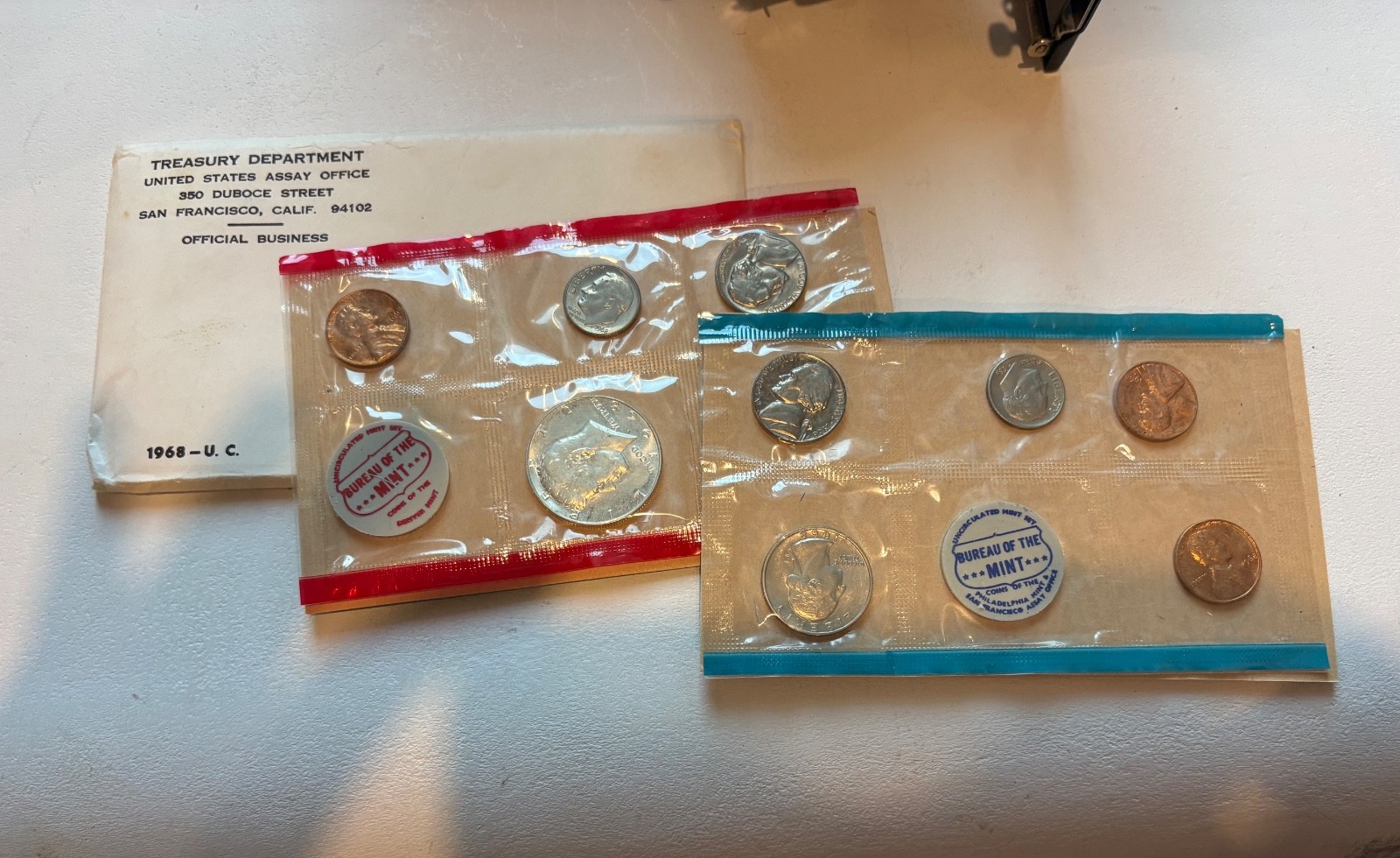 1968 Uncirculated Coin Set U.S Mint Original Government Packaging OGP