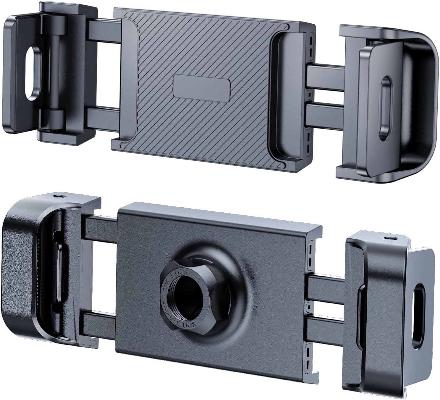Universal Tablet Clamp for 6"-12.9" Devices - Adjustable & Rotatable Design