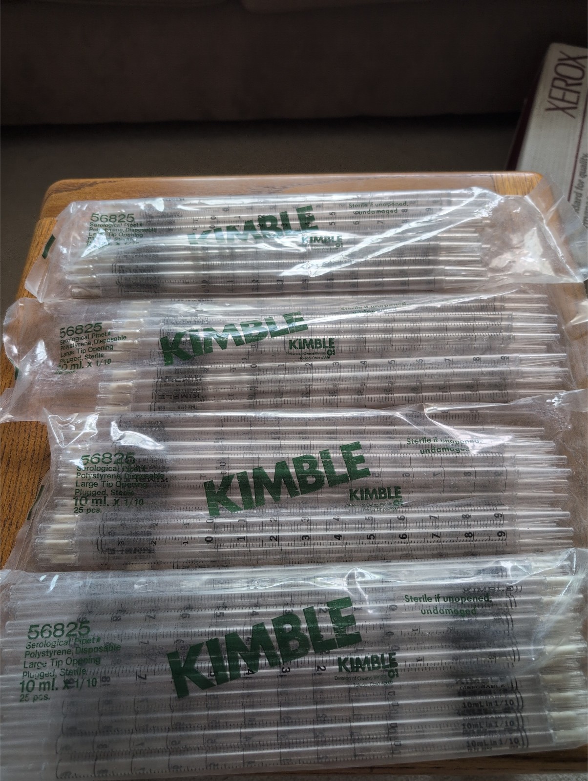 NOS - Kimble 56825 10mL Serological Pipet - Pack of 25