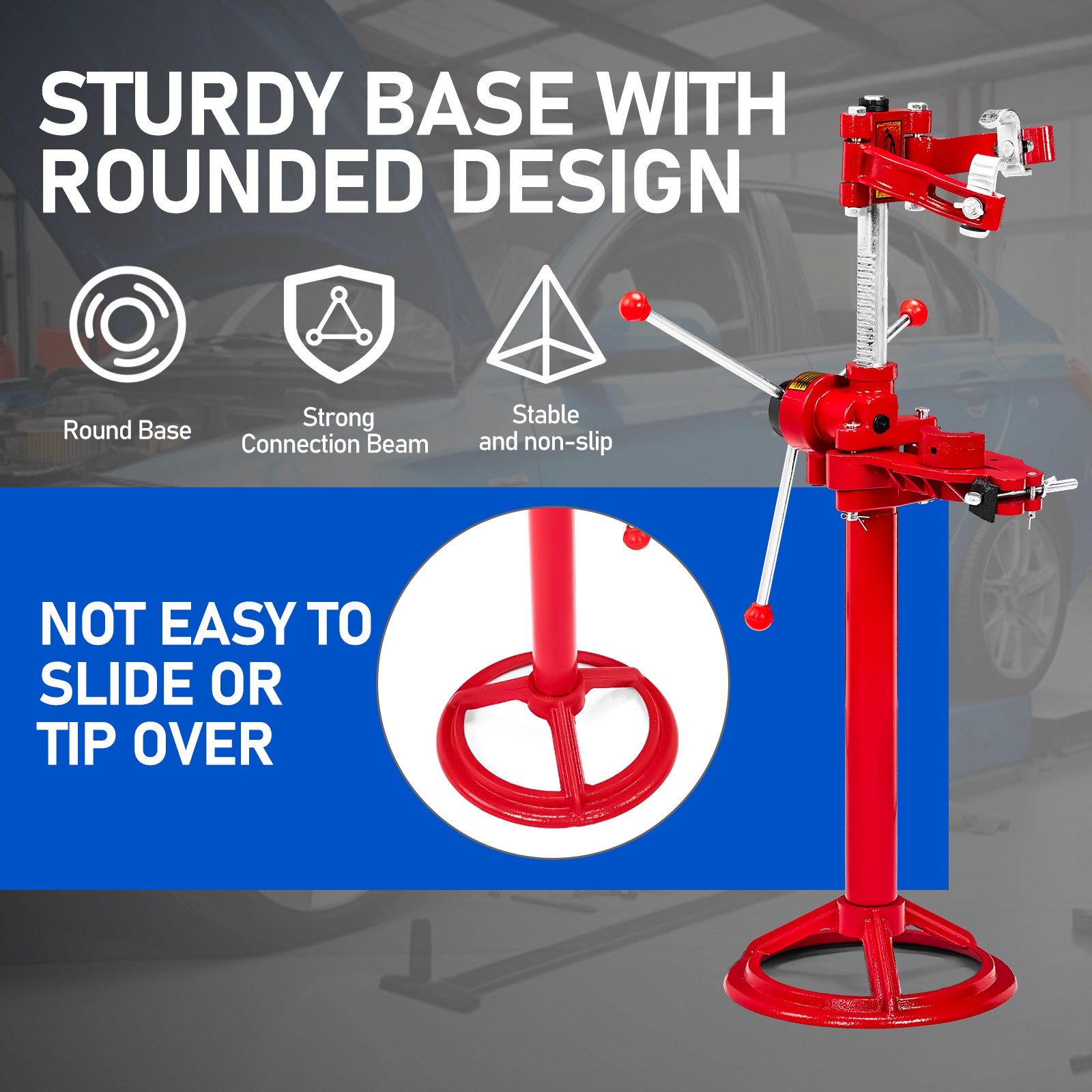 Heavy Duty 2200lbs Strut Spring Compressor Hand Operate Auto Suspension Tool