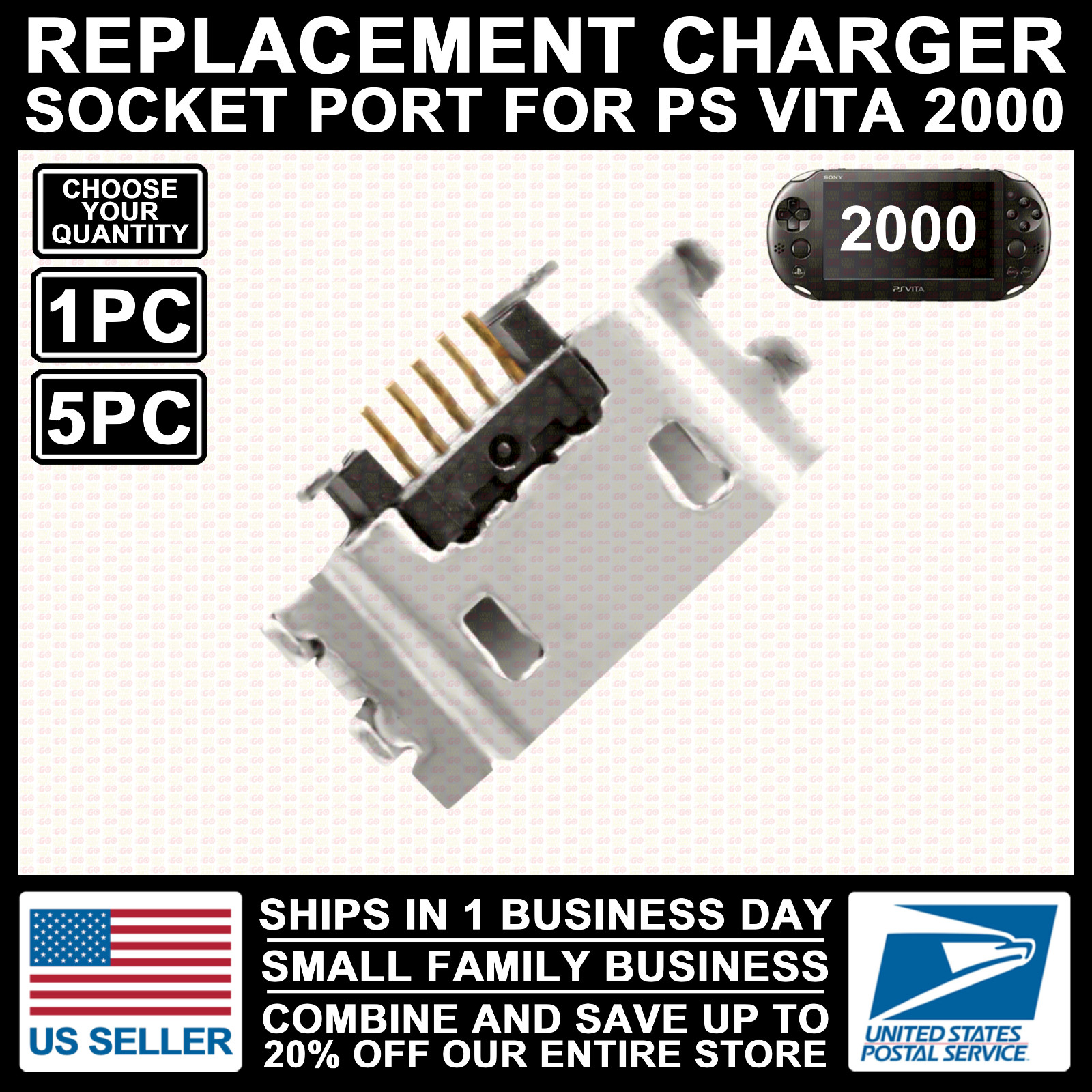 Micro USB Data/Power/Charging Port Socket for Sony PSV PS Vita 2000 PCH-2000