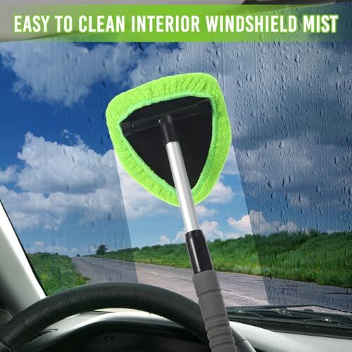 10 Pcs Car Window Cleaner Windshield Cleaning Supplies with Extendable Handle