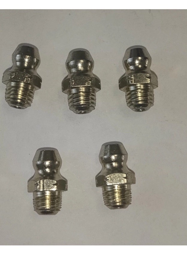 LUMAX Grease Fittings LX-3007-5 (5pcs/pk.) 1/4”-28 TPI Straight