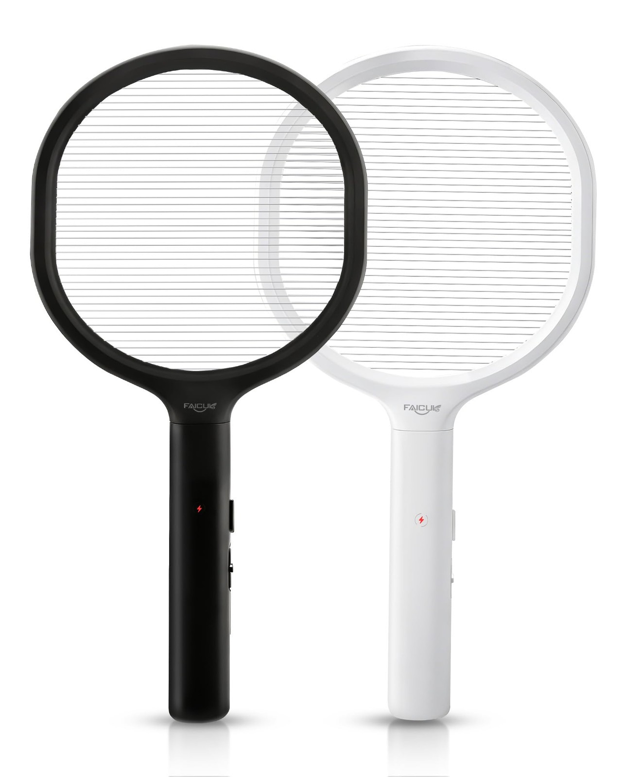 Faicuk Single Layer Grid Electric Fly Swatter High Efficiency Bug Zapper Racket