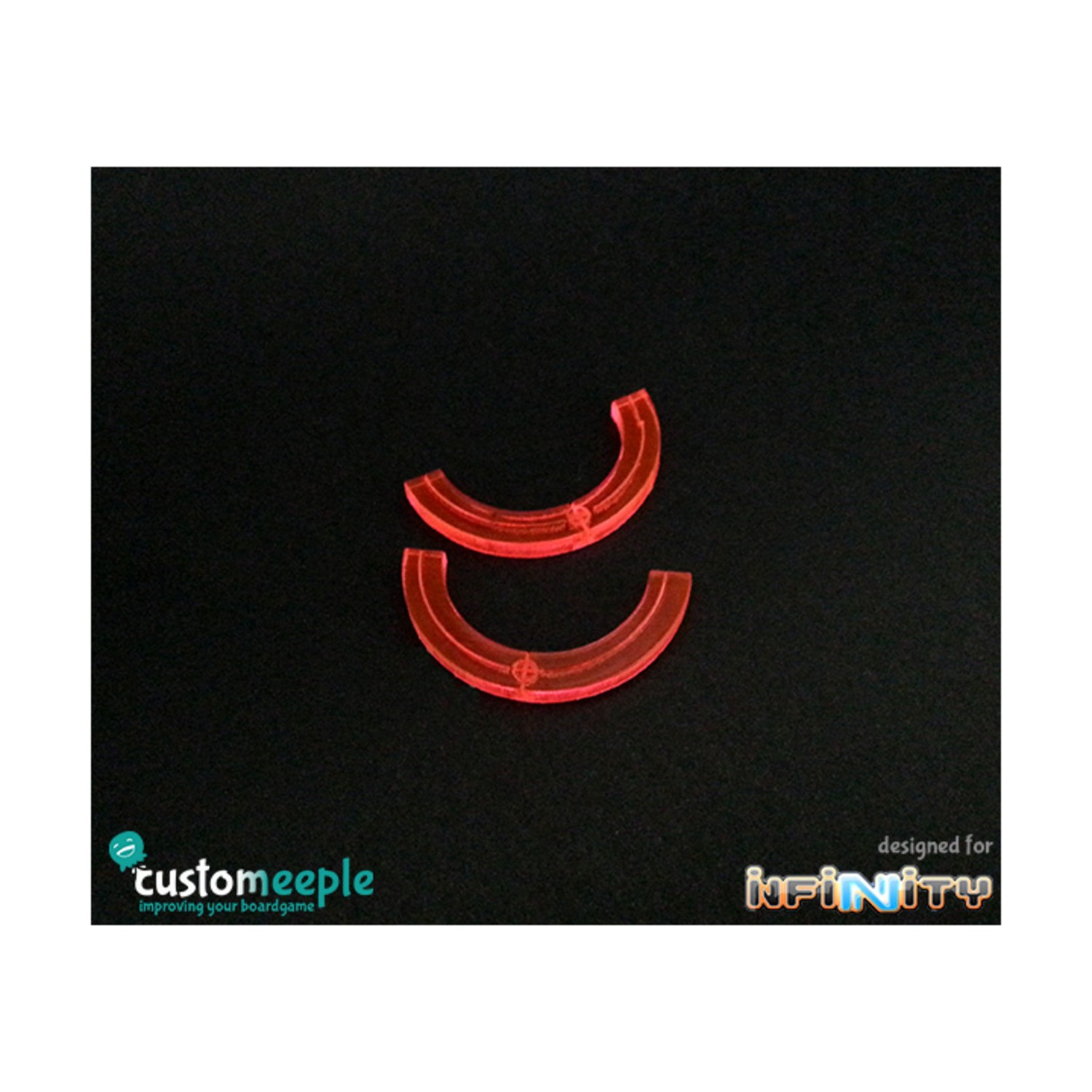 Customeeple Infinity Accessory Line of Sight Markers - Magenta New