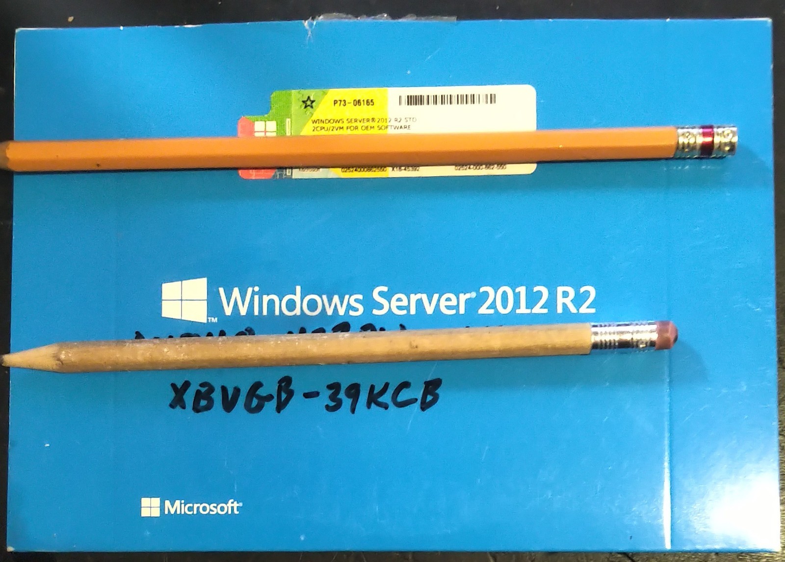 Microsoft Server 2012 R2 Standard 64-Bit License & DVD Media 2CPU/2VM