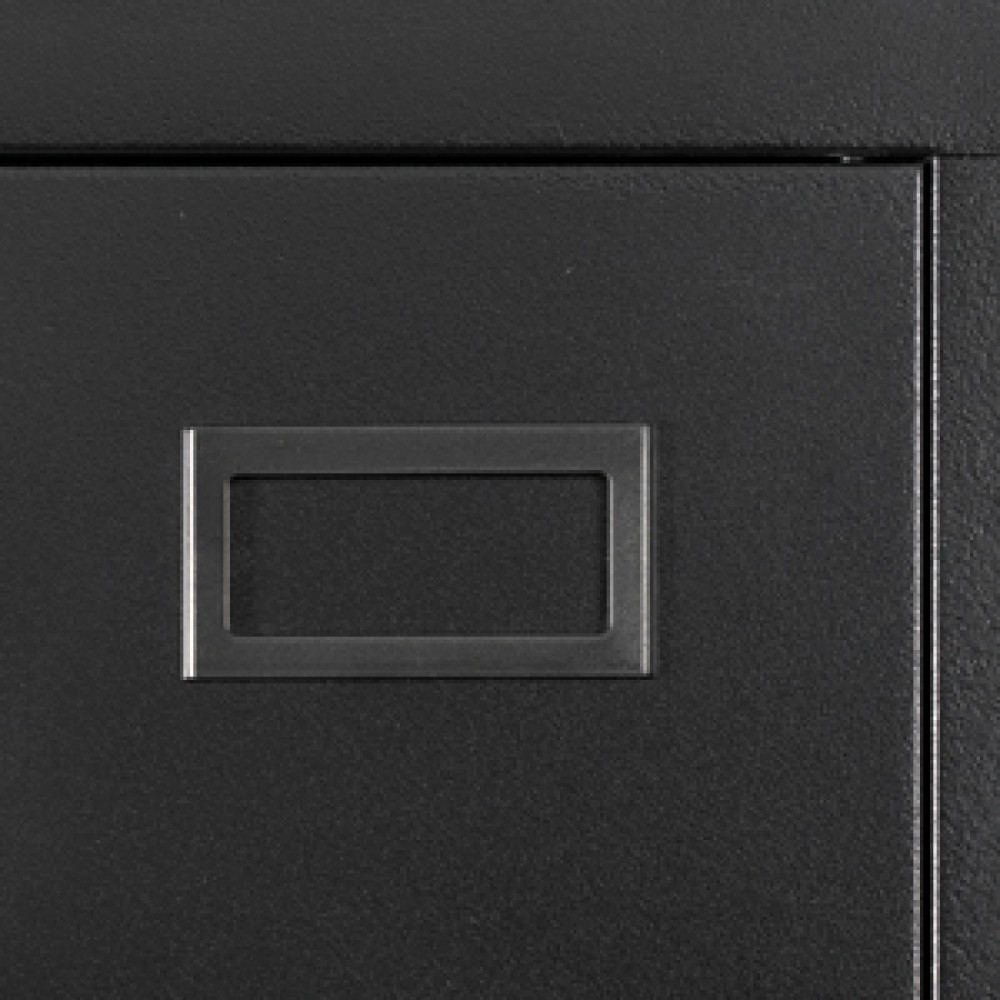 High Storage Cabinet W 2 Doors 4 Partitions Separate 5 Storage Spaces