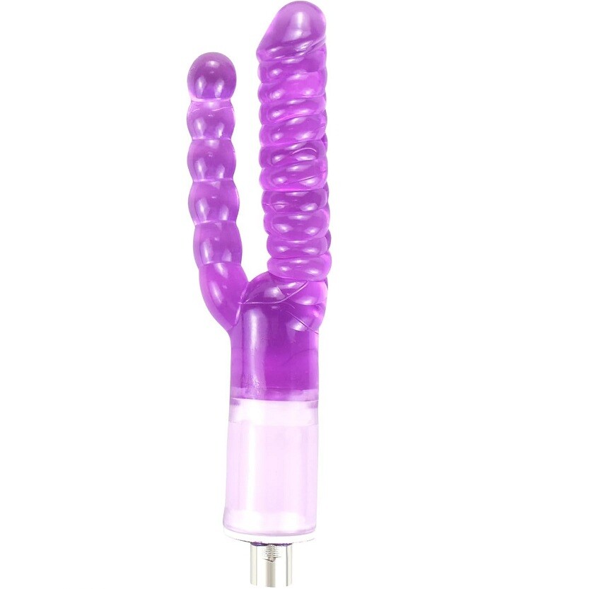 Sex Machine Attachments Dildo 8.6" Big Dong Double Penis Masturbation Sex Toy