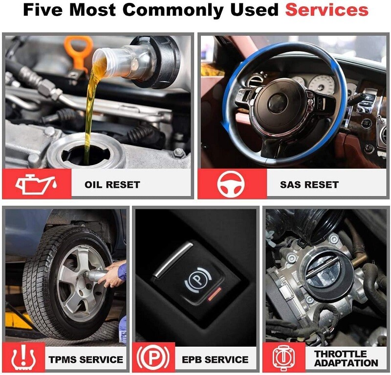 LAUNCH CRP129X CRP123X CRP129 OBD2 Scanner Diagnostic Tool Oil TPMS EPB Reset