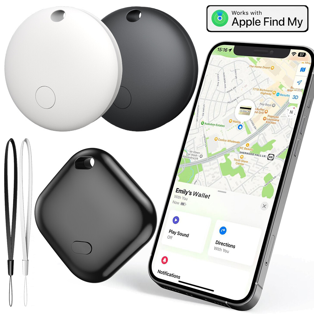Smart Tag Bluetooth Luggage Pet Wallet Tracker Works with Apple Find My iOS Only