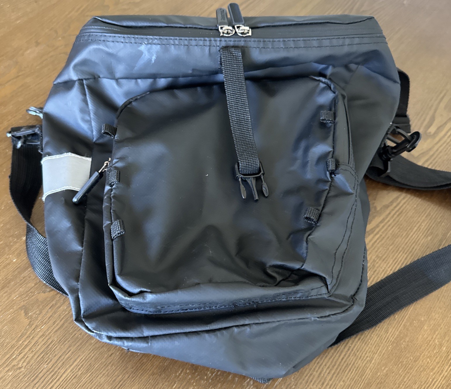 Rhinowalk Bike Pannier Bag Waterproof Hooks Black Saddle Bag Motorcycle