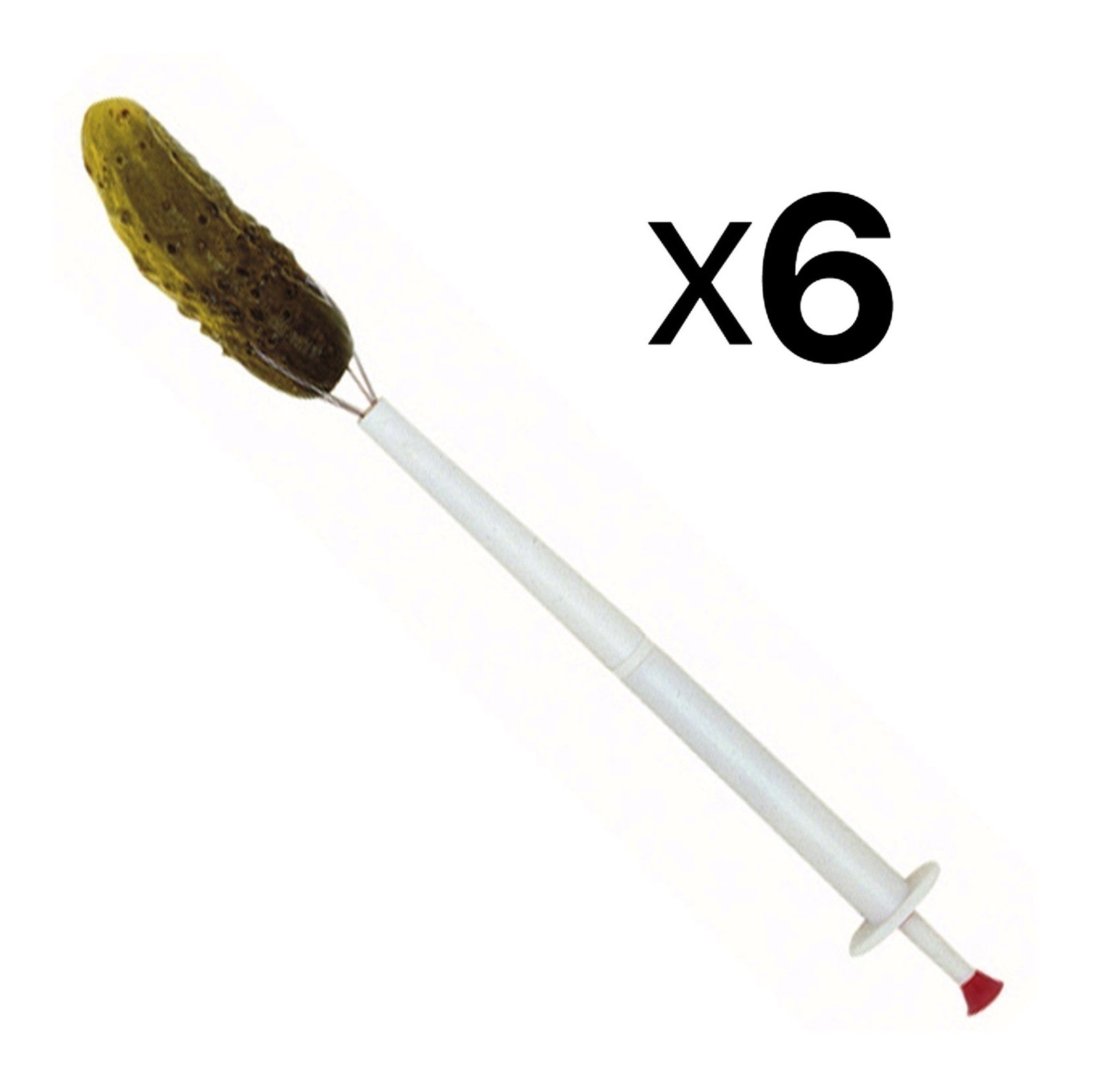 Norpro Deluxe Spring Loaded Pickle Pincher, 8 Inches (6-Pack)