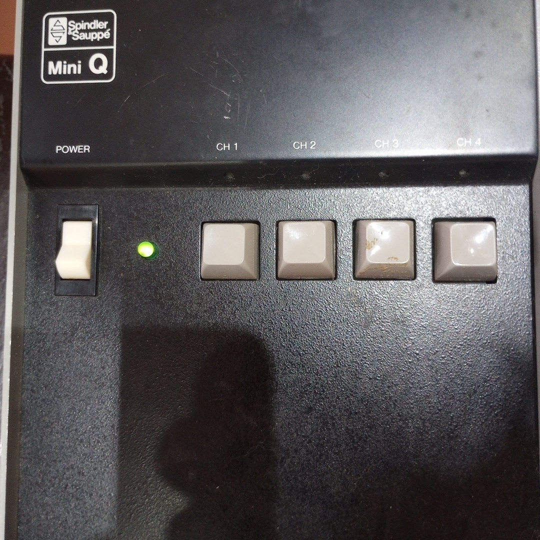 Vintage Spindler & Sauppe Mini Q Model 2031 Control Unit w Case. UNTESTED