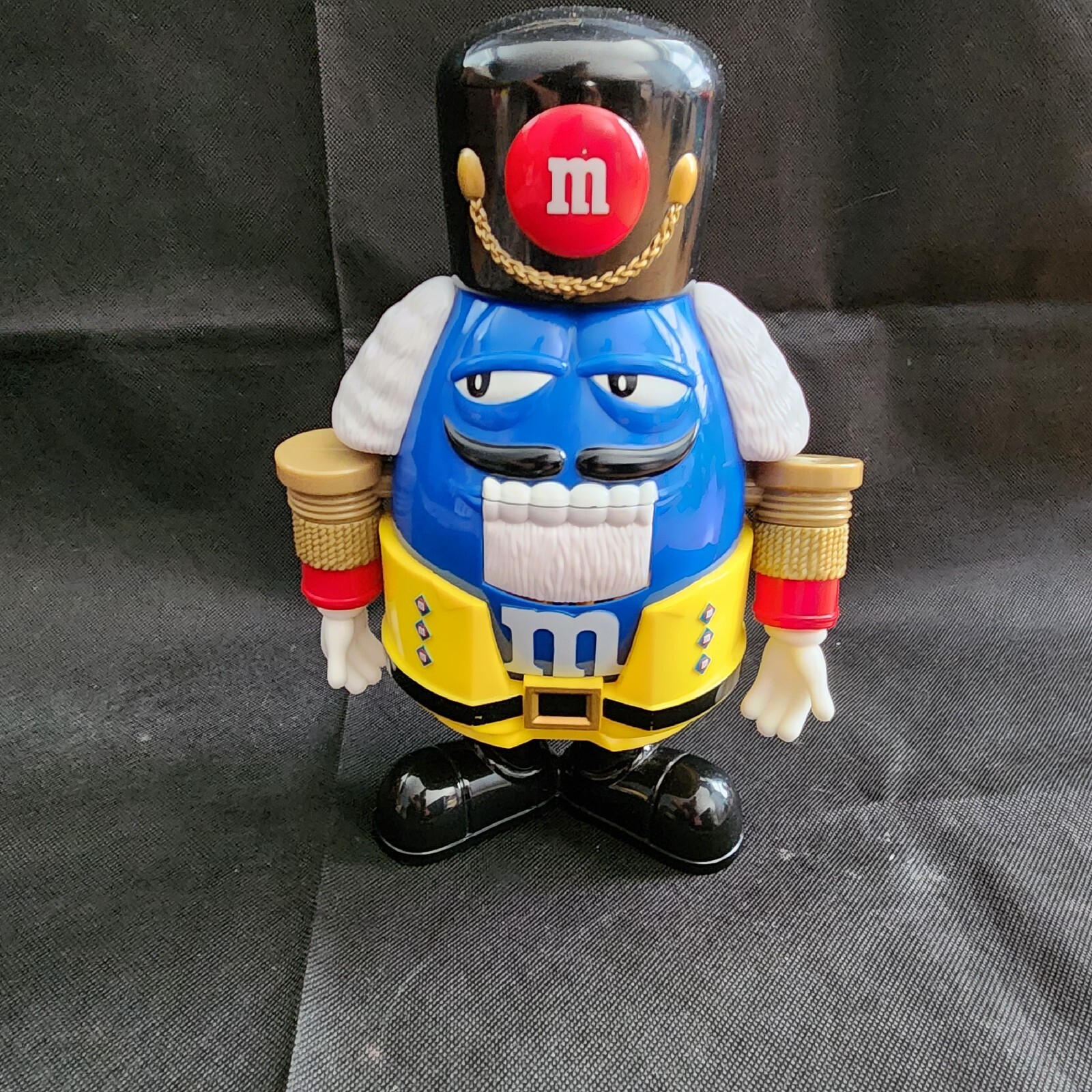 M&M Nutcracker Sweet BLUE Mars Candy Dispenser Holiday Limited Edition