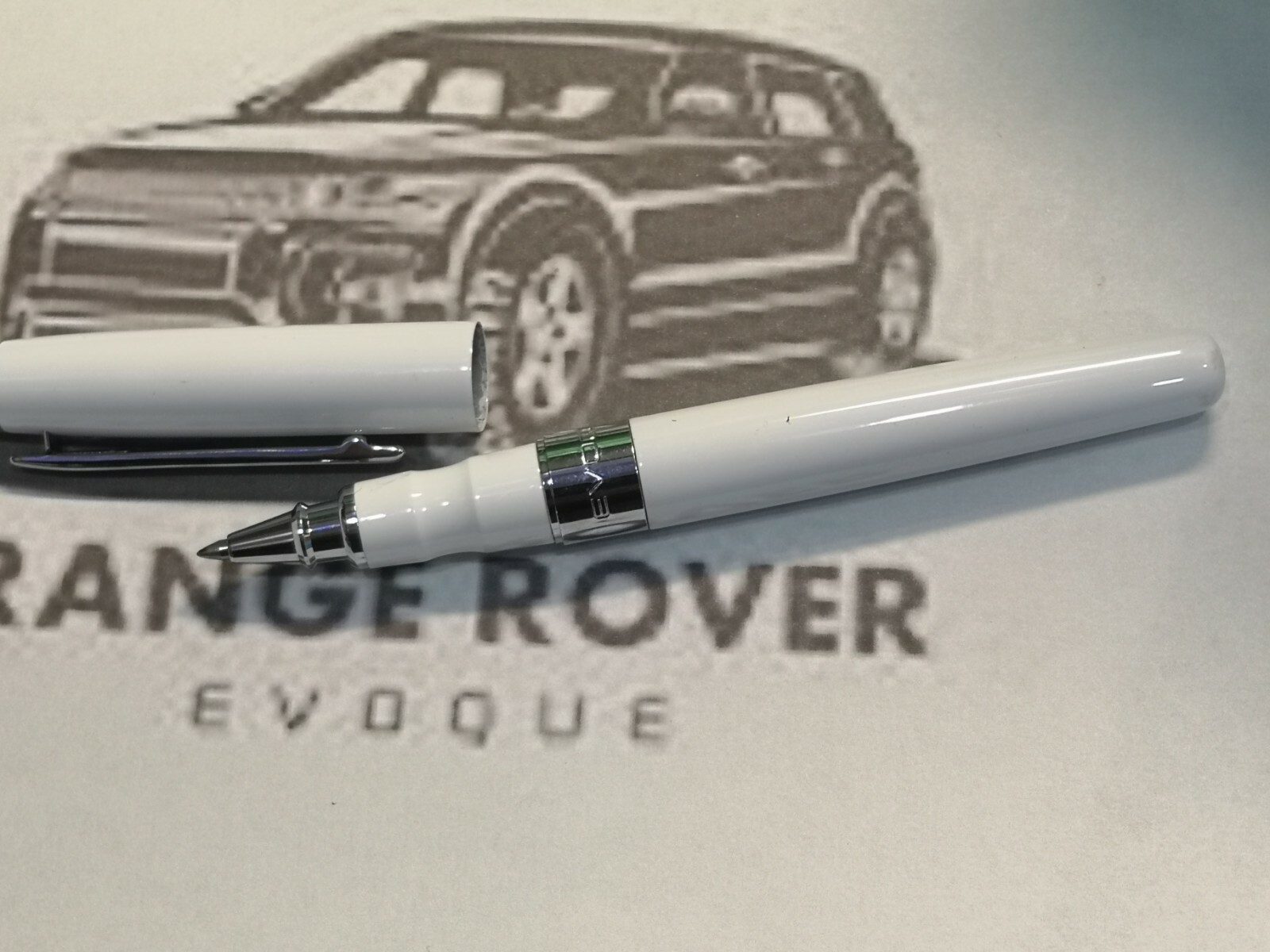 RANGE ROVER EVOQUE Collection Roller Ball point Pen New Genuine Black & Blue ink