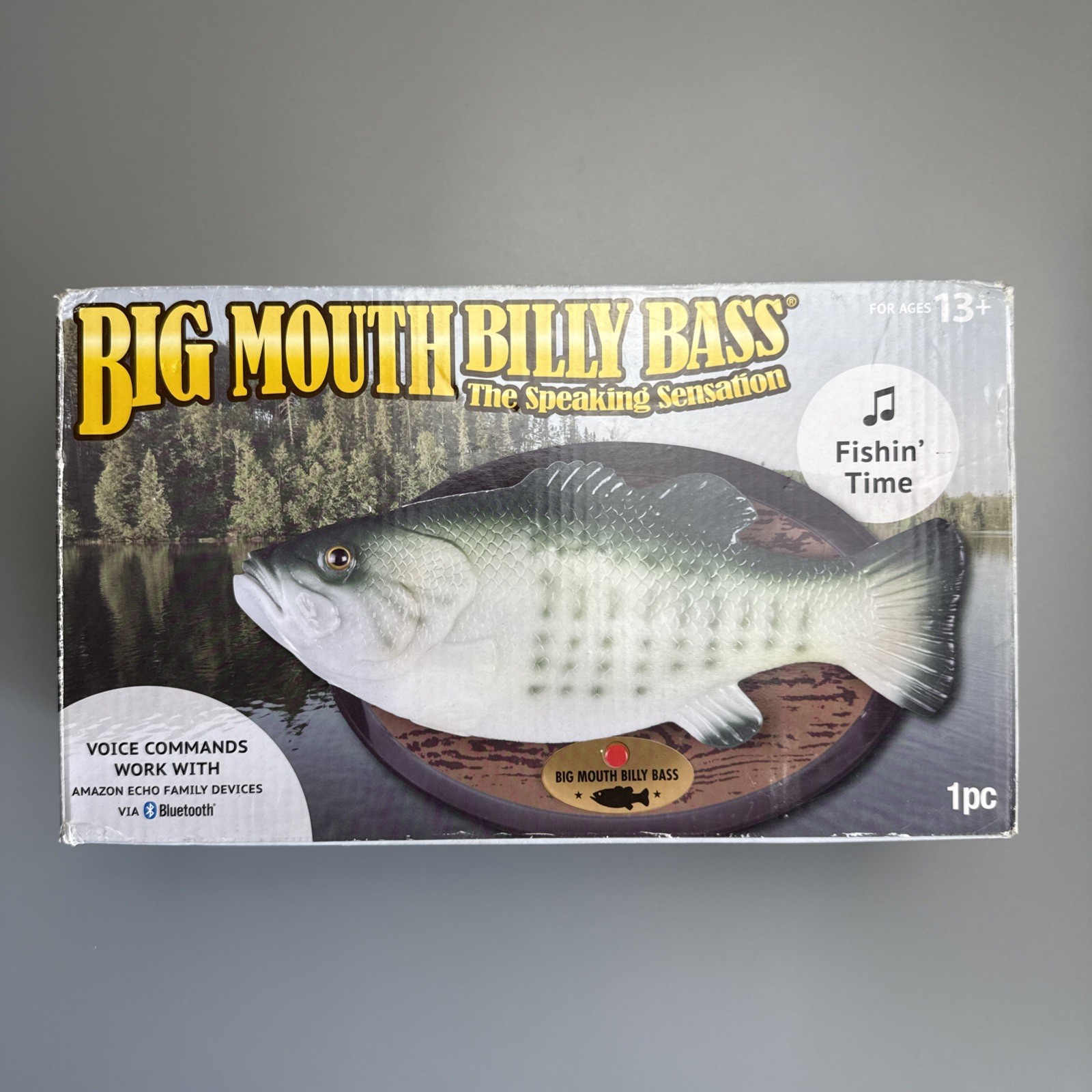 Gemmy Big Mouth Billy Bass Singing Fish "Fishing Time" Fishin’ Time