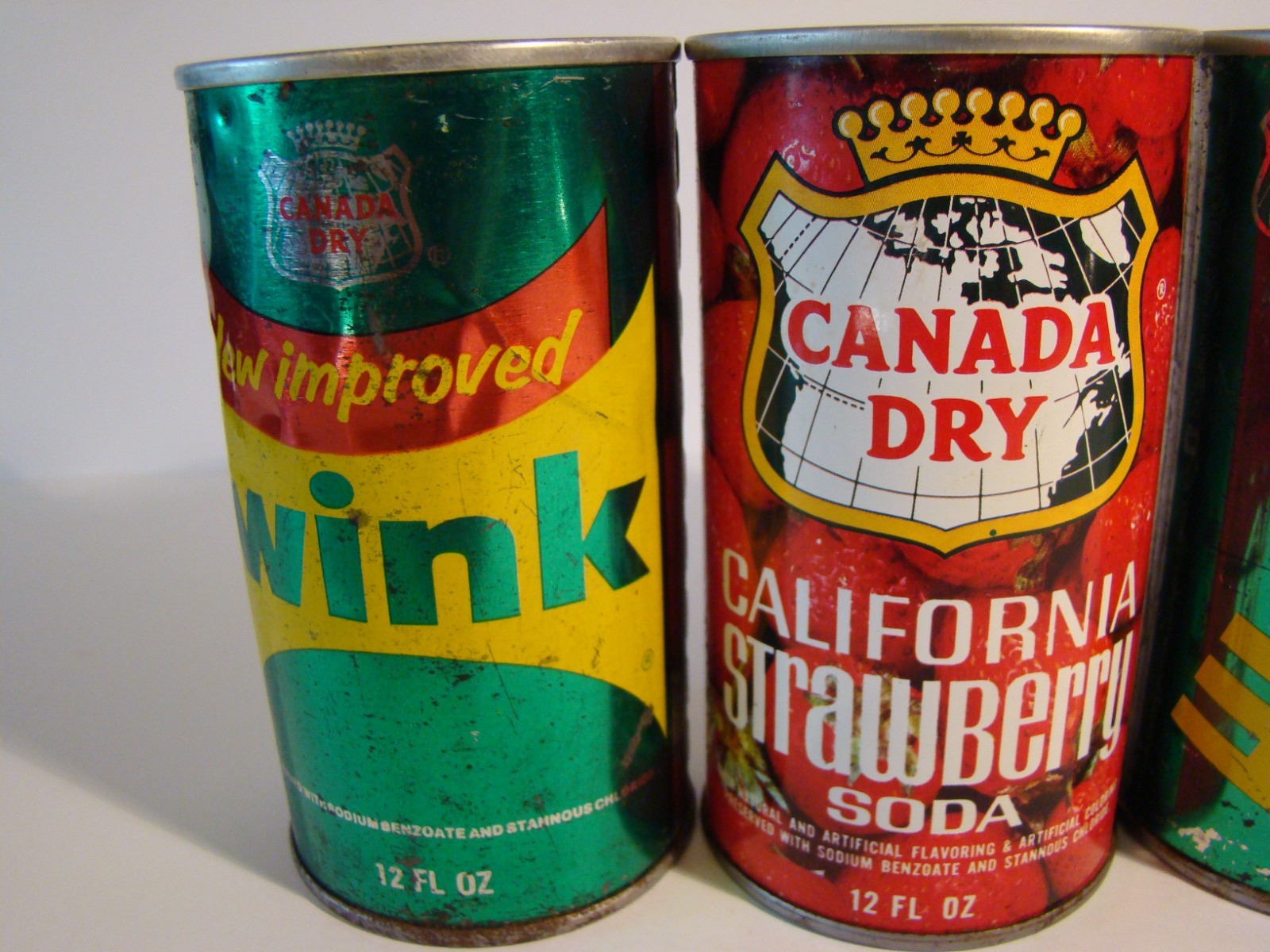 Canada Dry Cans Lot Of 4 Different