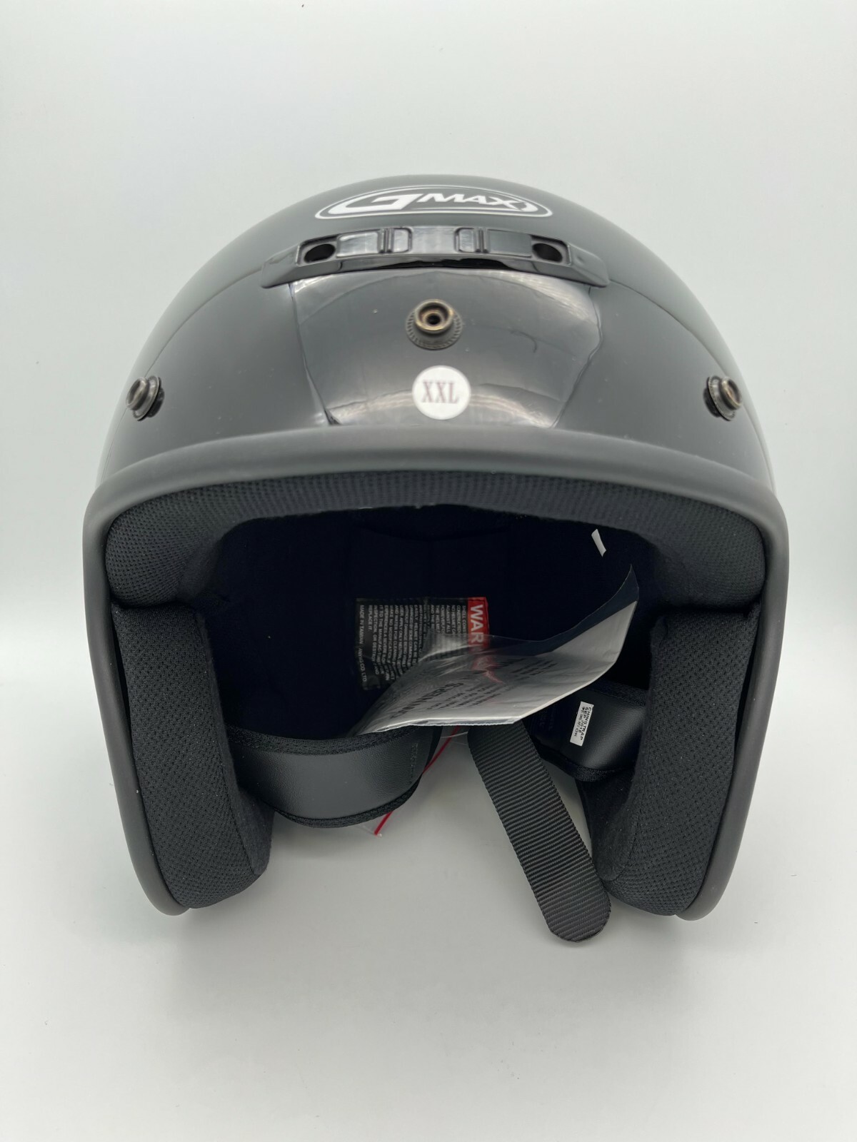 GMAX GM2 Helmet Black 2XL XXL Open Face DOT Open Box