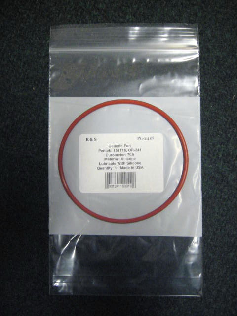 1 Pentek 151118,OR-241 Silicone O-Ring For High Temperature Housings R&S 241S
