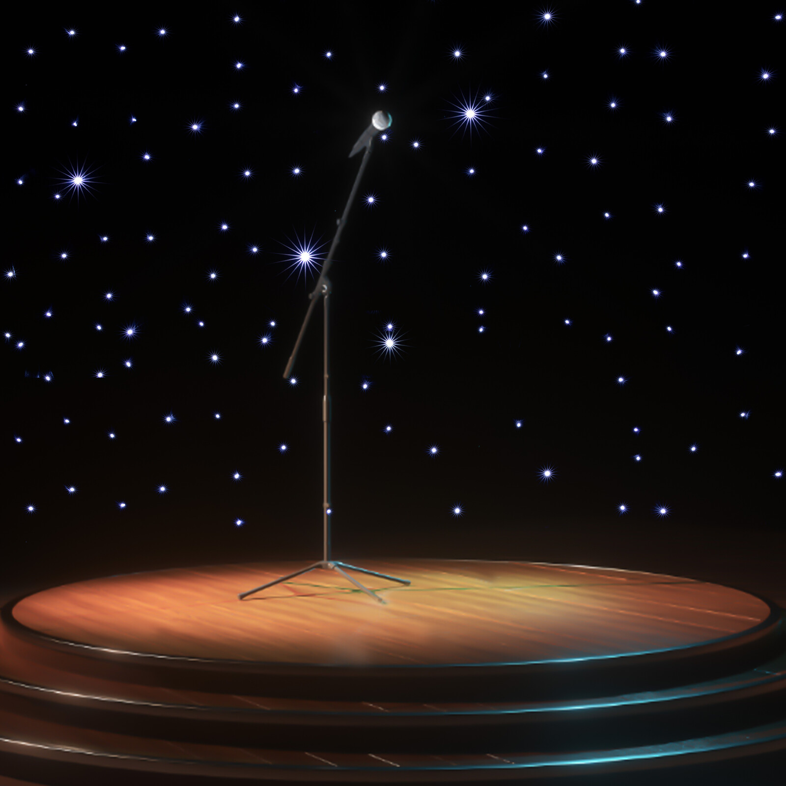 LED Stage Backdrop Starry Sky Backdrop Star Curtain Remote Control 4x4m,3x6m Opt