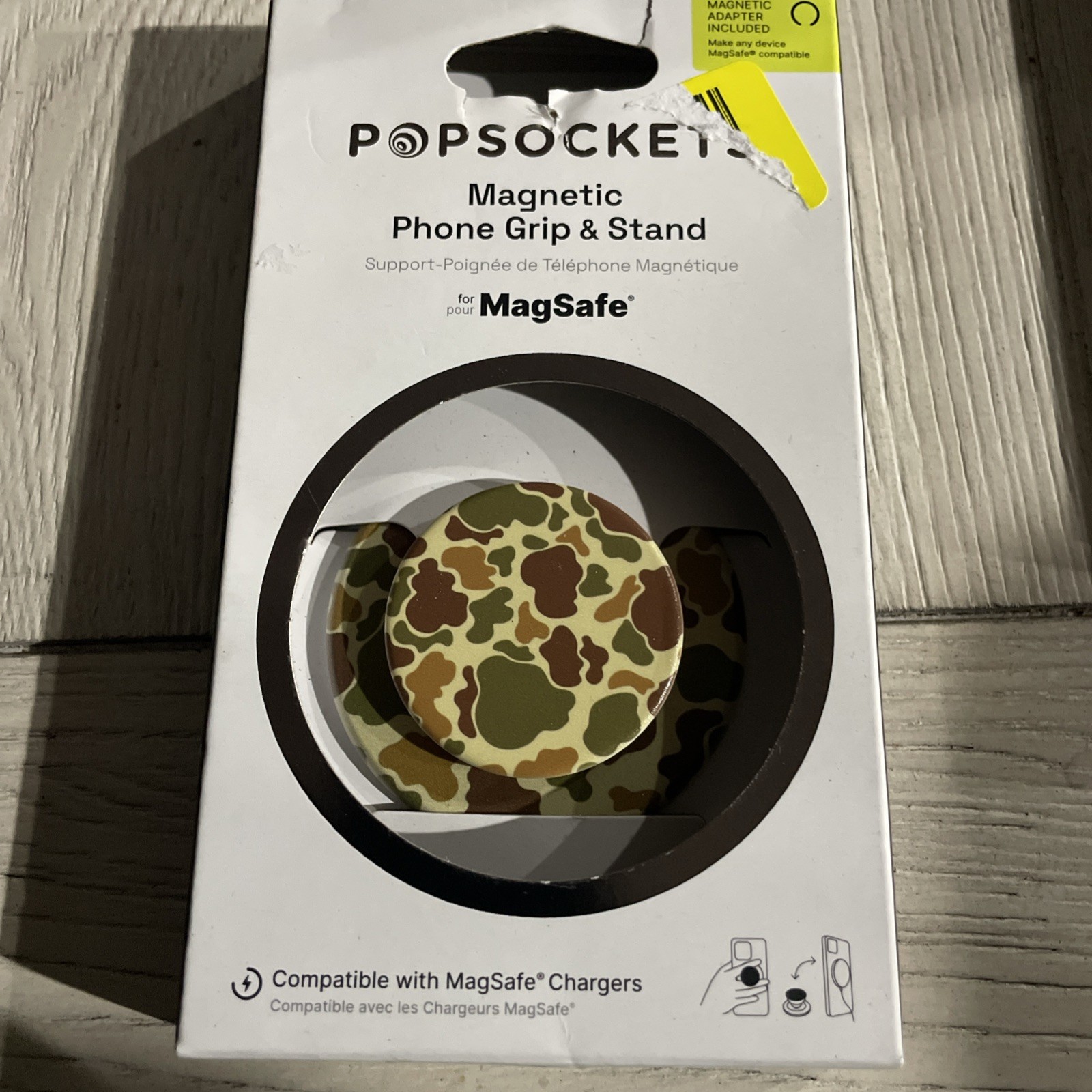PopSockets Magnetic MagSafe Phone Grip & Stand for iPhone - Bruce Camo