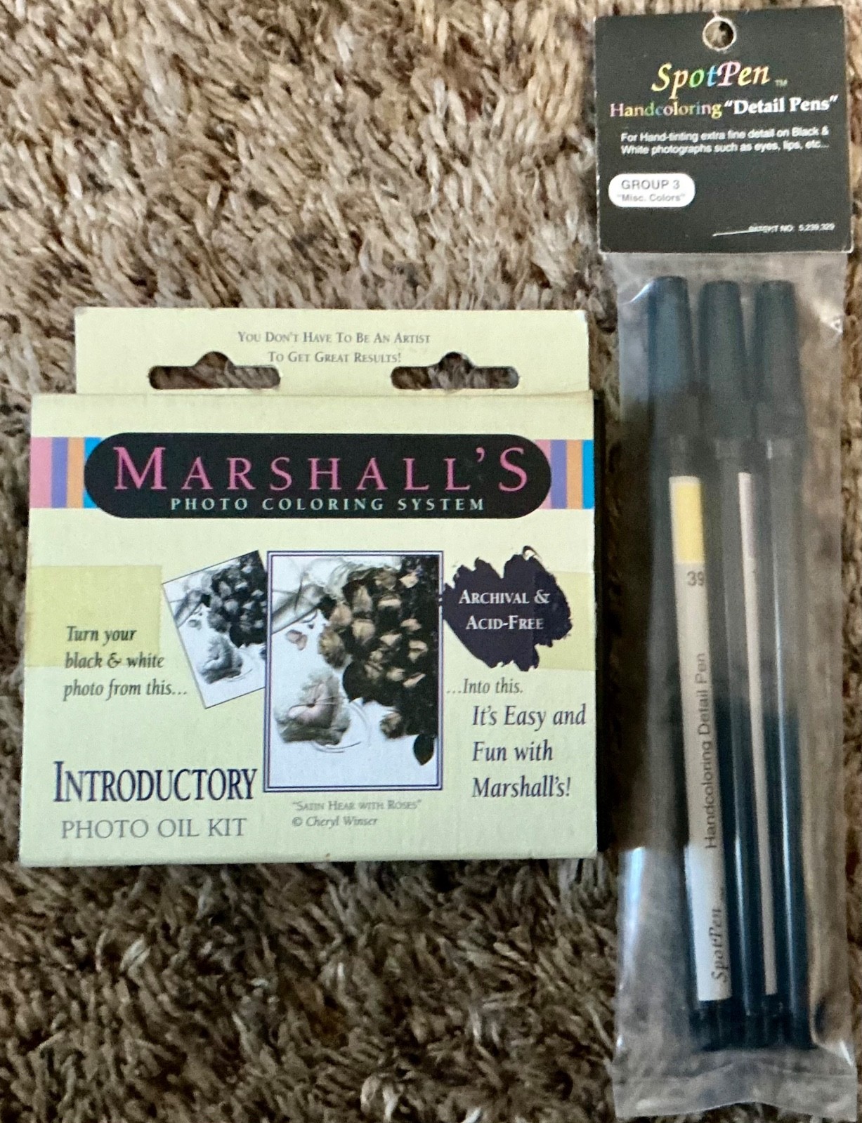 NEW Marshall’s PHOTO COLORING SYSTEM & Spot Pen DETAIL PENS