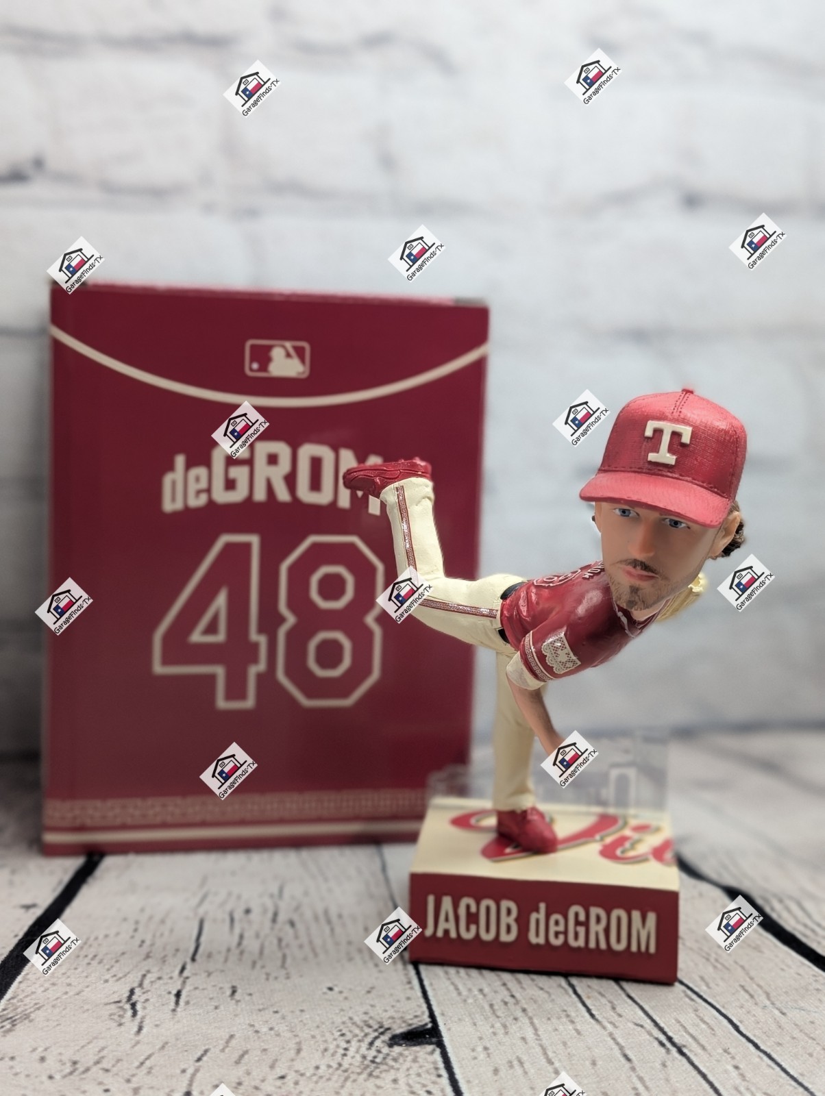 Texas Rangers Jacob Degrom Tejas City Connect Bobblehead SGA 6/19/26