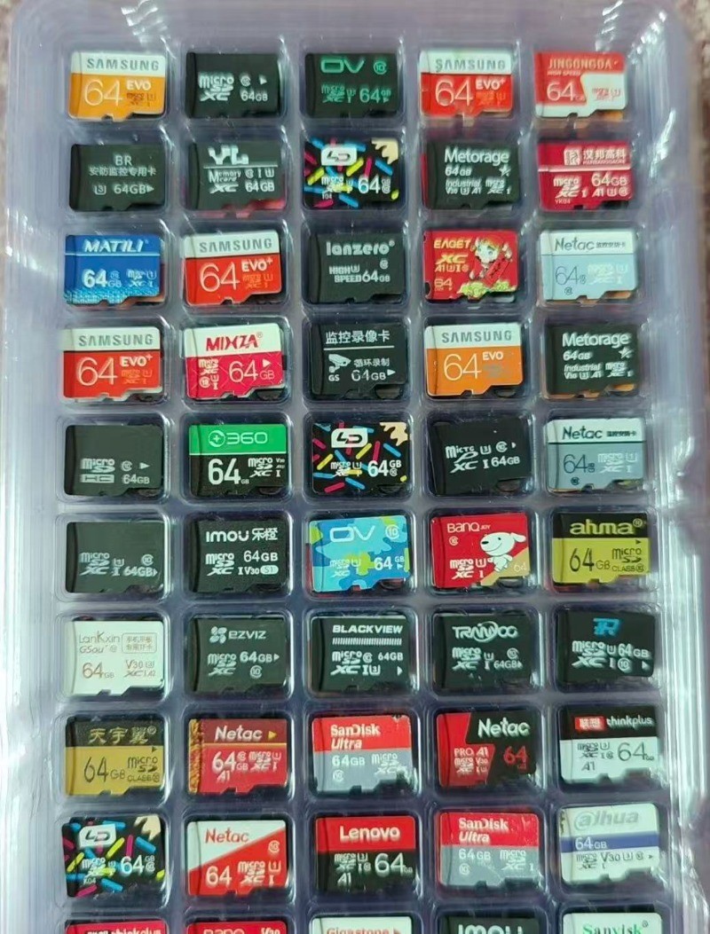 Lot 10pcs wholesale 64GB TF SD Cards Flash Memory Mixed BRAND