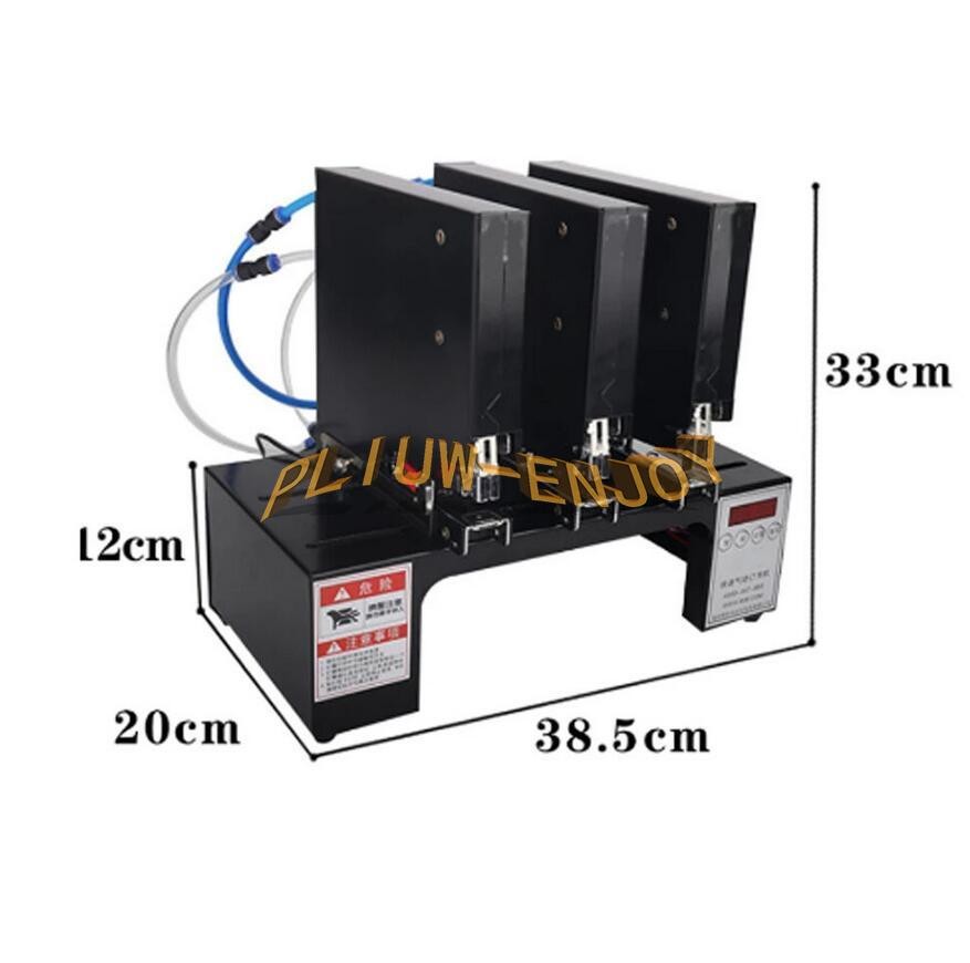 Three-head Pneumatic Stapler Electric Binding Machine Automatic Stapling Machine