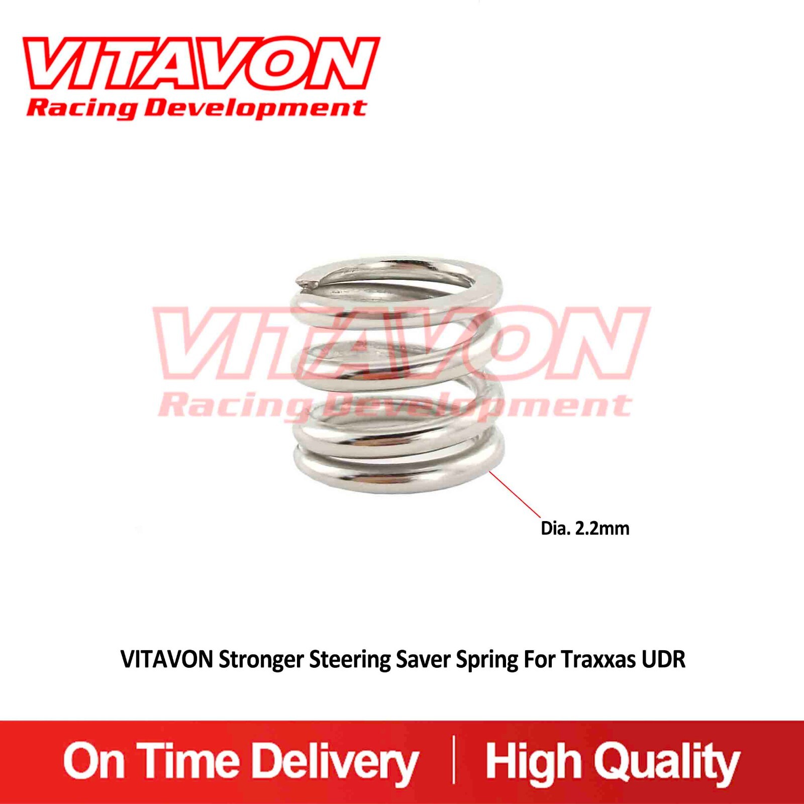 Vitavon Stronger Steering Saver Spring For Traxxas UDR