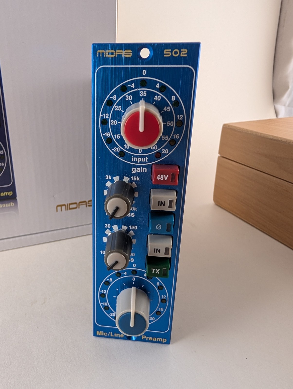 Midas 502 V2 Microphone Preamplifier 500 Series Module
