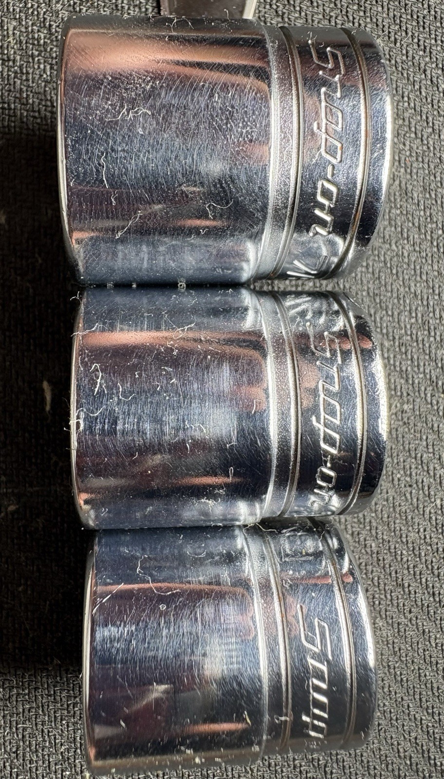 Snap-on SAE Socket Lot 3/4” 13/16” 7/8” 6 Point Chrome USA 3 Pc