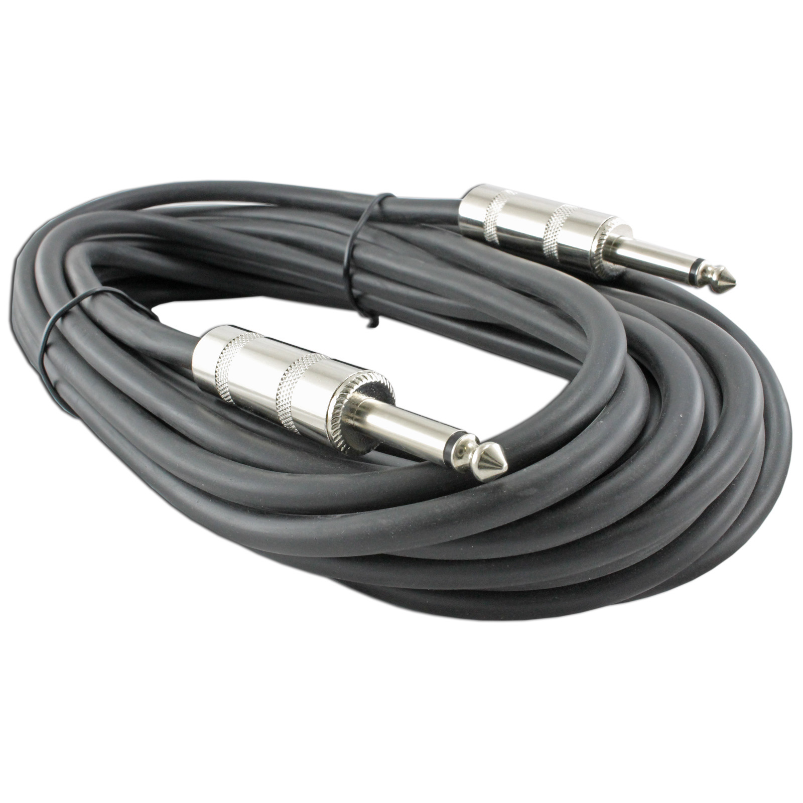 25 ft foot feet pro audio cord Speaker Cable 1/4 to end plug DJ PA 16g ga gauge