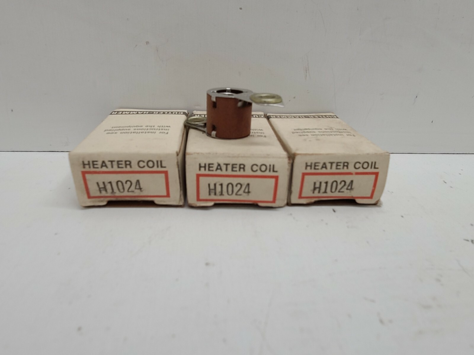 LOT OF (3) NEW OLD STOCK! CUTLER-HAMMER OVERLOAD UNIT HEATING ELEMENTS H1024