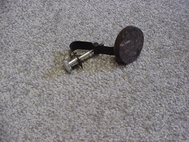 (1) VINTAGE 1960's LUDWIG TONE CONTROL DRUM MUFFLER 3/4" DIAL KNOB-VG!