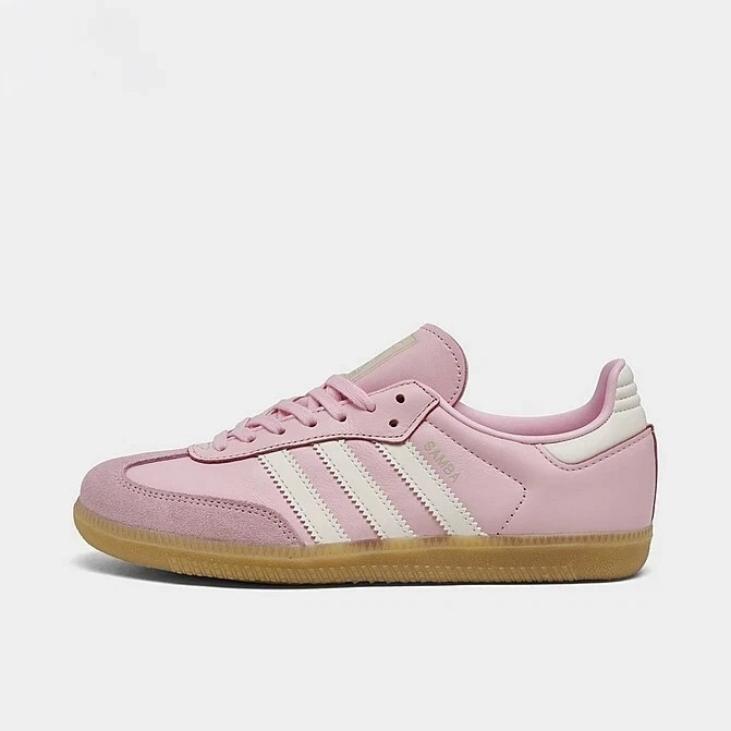 adidas Originals Samba OG Casual Shoes Big Kids' Pink White Gum JR3154 NEW