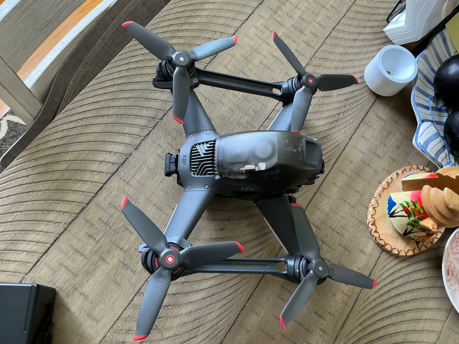 Dji fpv drone with Radio and Batteries