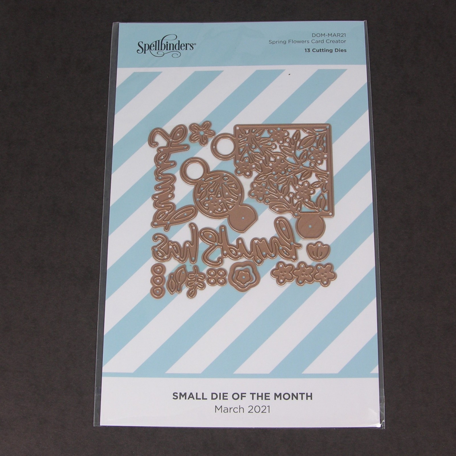 Spellbinders SPRING FLOWERS CARD CREATOR Metal Cutting Dies 13-Pieces DOM-MAR21