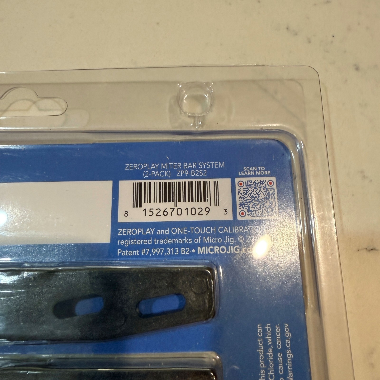 Micro Jig ZeroPlay Miter Bars ZP9-B2S2 (Double Pack)