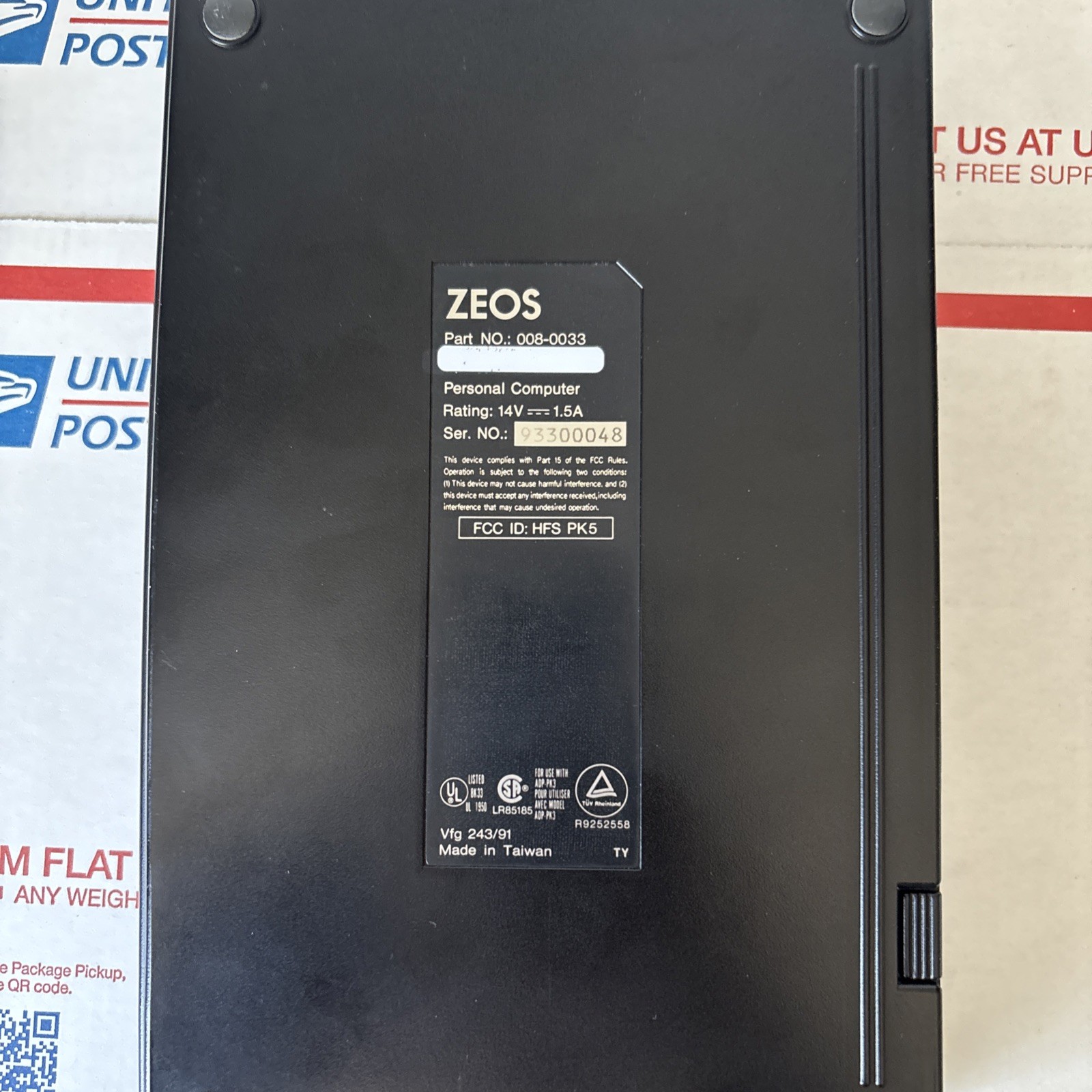 Vintage Zeos Model 008-0033 Personal Computer Kit