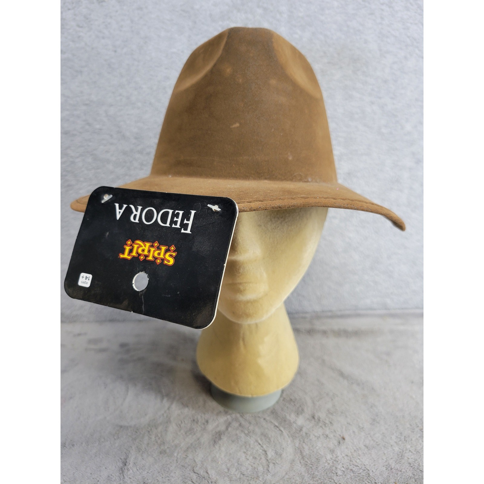 Spirit Fedora Brown Costume Hat Adult One Size Halloween Cosplay