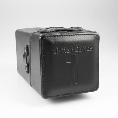 Vivitar Series 1 - Black Vinyl - Rectangular Padded Lens Case - 5.5" x 2.75"