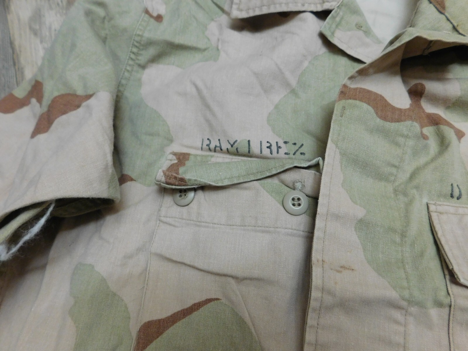 US NAVY SEABEES DCU COAT TOP SIZE LARGE - REGULAR