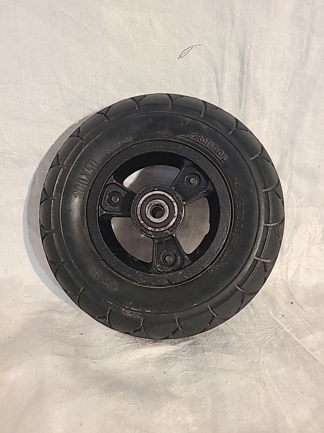 200 x 50 Solid Nylon Tire Wheel